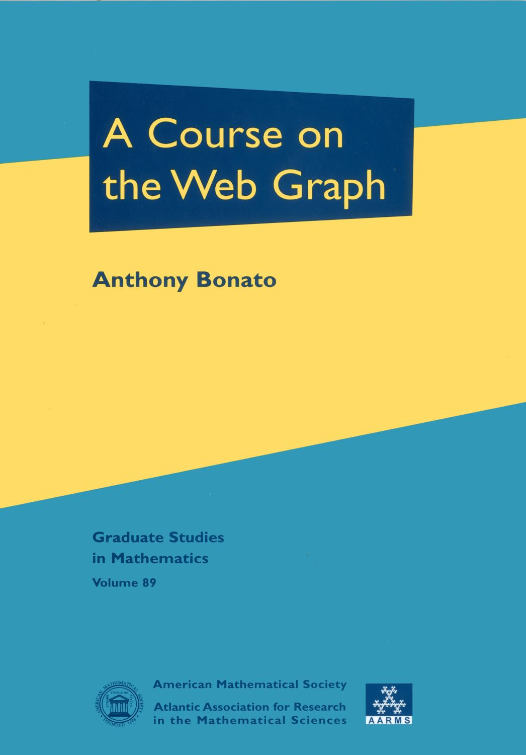 A course on the web graph